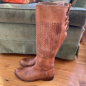 Bed Stu 8/8.5 Cambridge Tan Driftwood Knee Hi Boot
